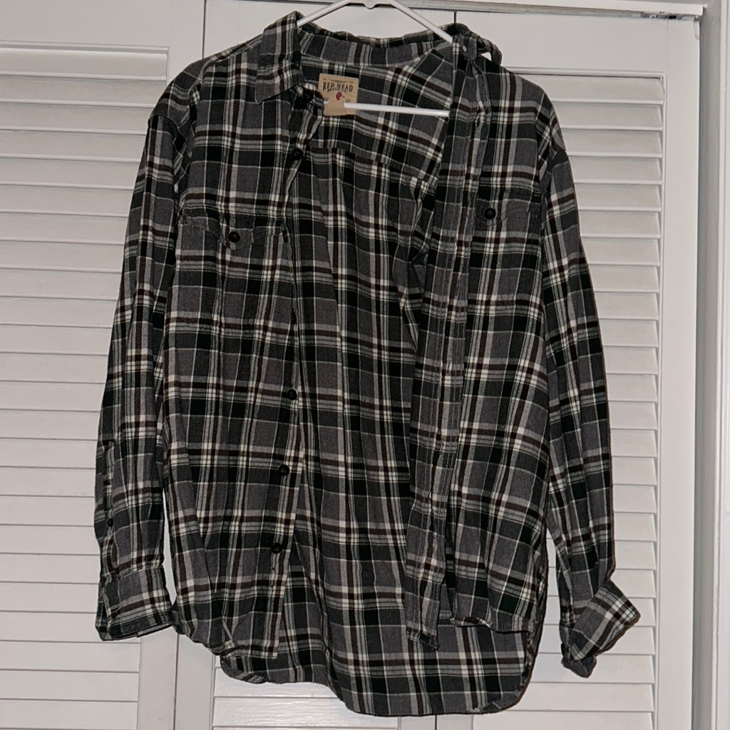 Red Head Brand Co Plaid Green And Brown Flannel